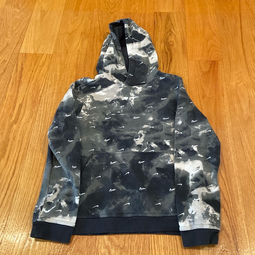 Nike Youth black camo style hoodie